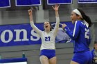 Volleyball vs Emerson  Wheaton College Women's Volleyball vs Emerson College. - Photo by Keith Nordstrom : Wheaton, Volleyball, VB2019